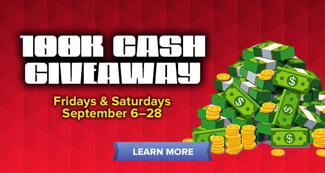 100K Cash Giveaway