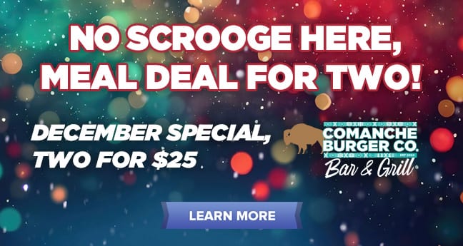 No Scrooge Here, Meal Deal For Two!