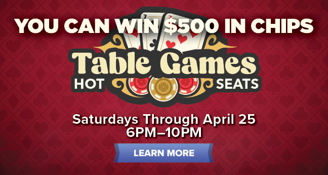 Table Games Hot Seats