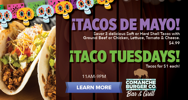 Tacos De Mayo & Taco Tuesdays!