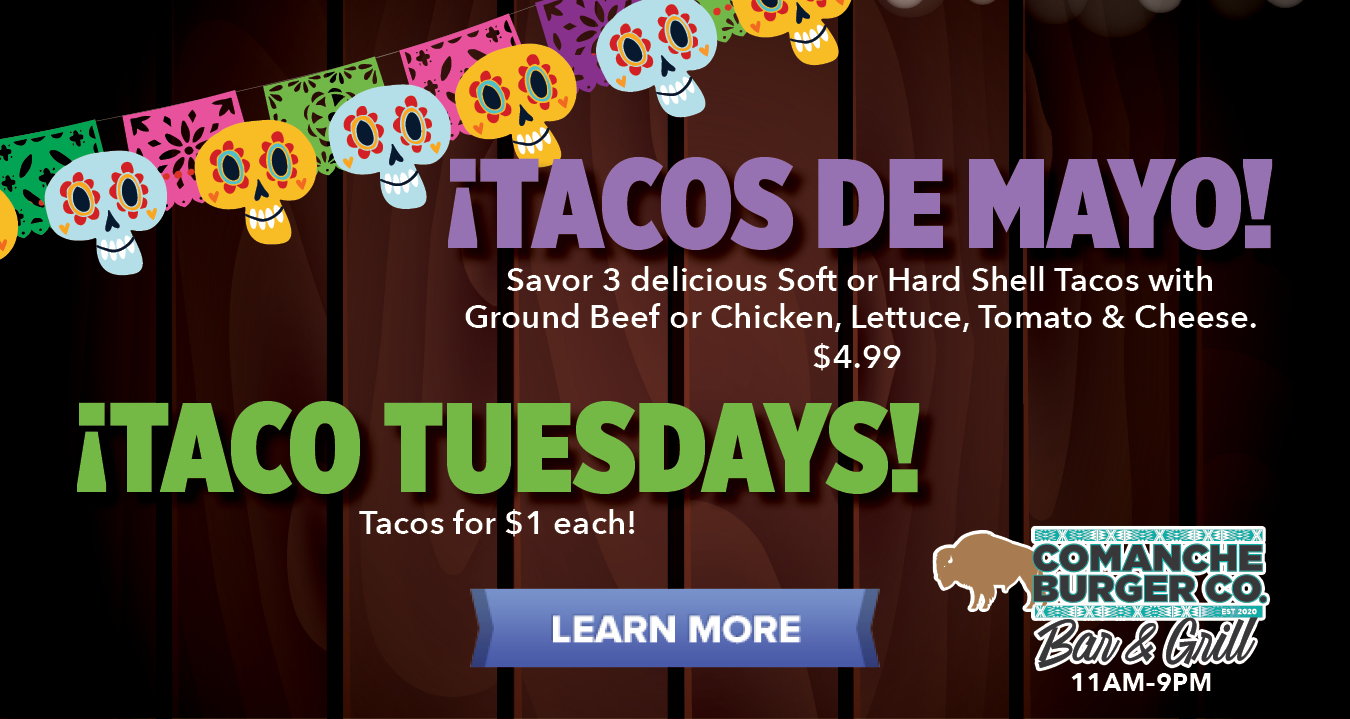 Tacos De Mayo & Taco Tuesdays!