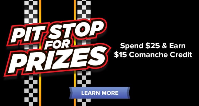 Pit Stop For Prizes